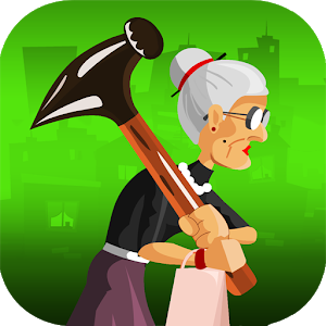 愤怒的老奶奶玩酷跑圣诞版(Angry Granny Smash)