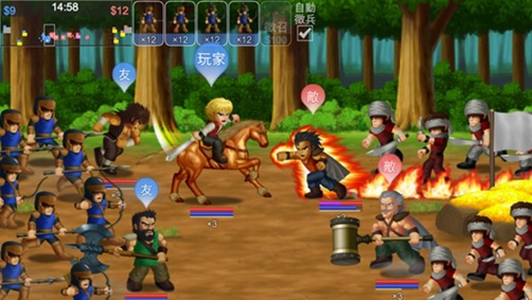 英雄大作战X无限钻石版 无限卡牌全英雄版v1.091