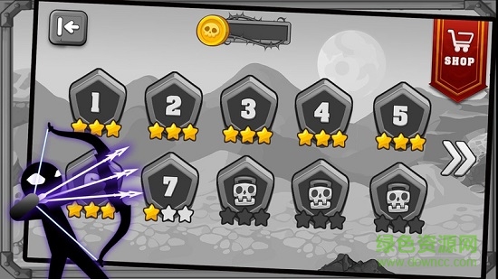 火柴人射箭无限金币版(Mr. Archer)