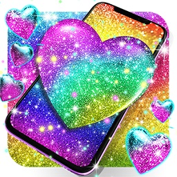 Colorful glitter live wallpaper