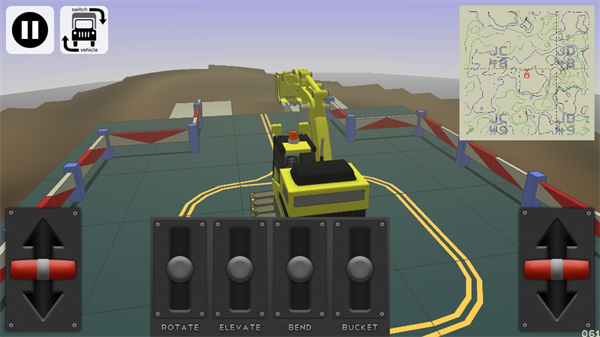 小小起重机2泥地施工