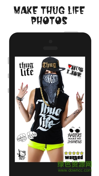 Thug life photo sticker maker(加墨镜的app)