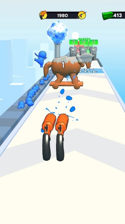 清除射击大逃亡Mob Gun Run