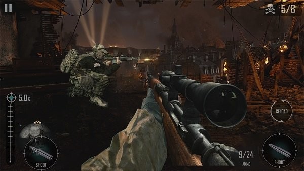 狙击精英3d游戏手机版(sniper elite 3d)
