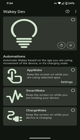 wakey屏幕常亮助手 安卓最新版v10.0.1