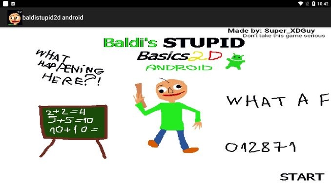 巴迪的基础教育2d官方版(baldistupid2d android)