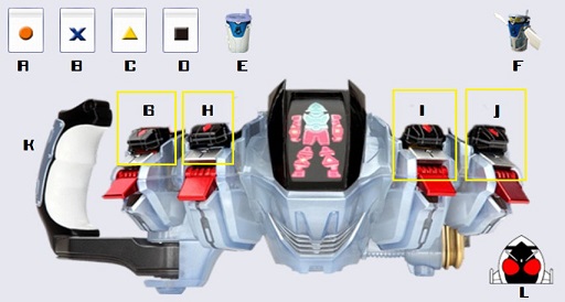 假面骑士fourze模拟器豪华版(Fourze Henshin Belt)