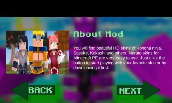 我的世界火影忍者naruto模组NarutoModsforMinecraftPE
