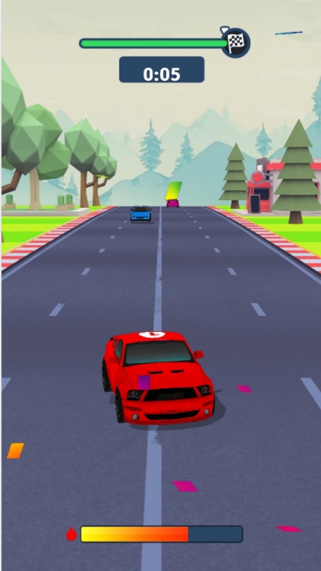 卡通跑酷赛车疾驰梦