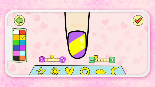 夏莉的美甲装饰游戏