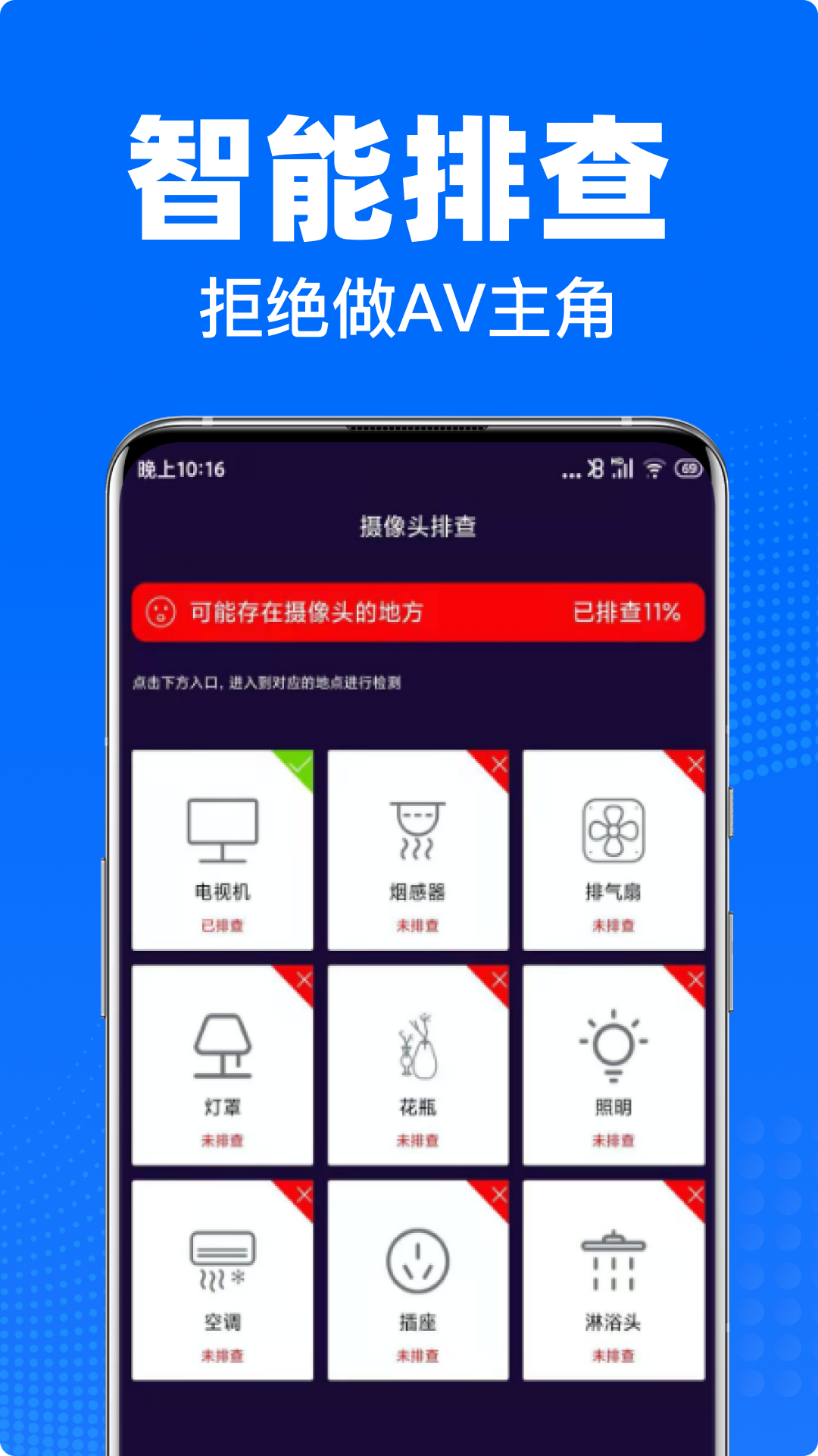 私密摄像头防偷拍