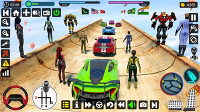 真实汽车特技表演(Extreme Car Stunt Car Games)