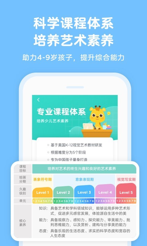 久趣美术家长端app