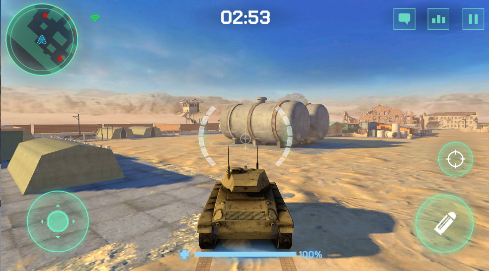 战争机器坦克大战(敌人小地图可见) 8.54.5修改版