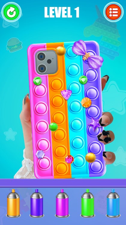 坐立不安玩具制造商(ASMR Fidget Toy Maker Popit)