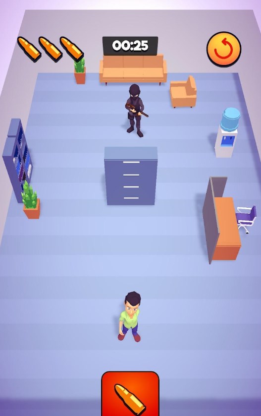 子弹反弹墙Draw and Bounce