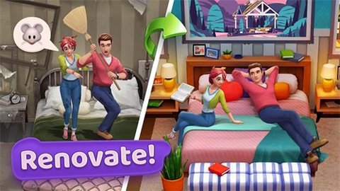 画廊涂色本和装饰游戏