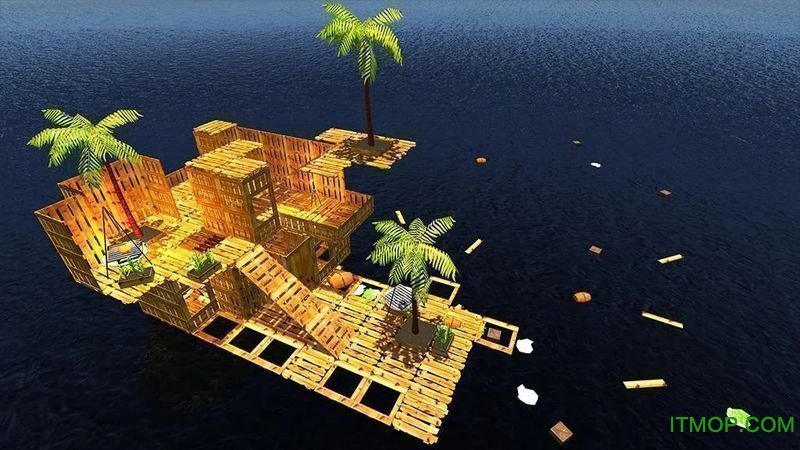 木筏生存模拟器付费解锁版(Raft Survival Simulator)