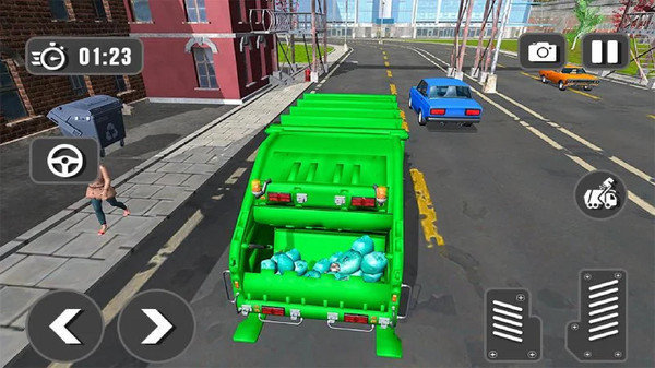清理垃圾车微信小游戏(carbage. truck game)