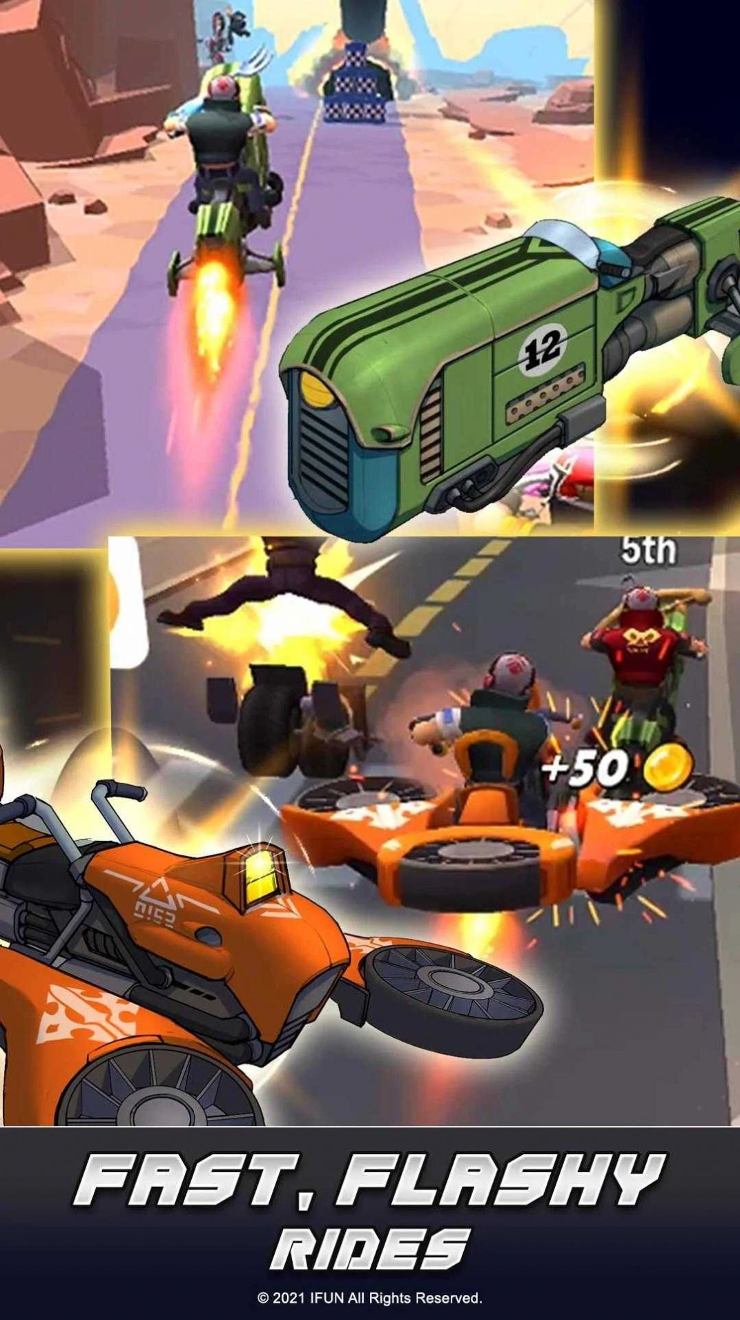 比赛开始道路之王(Race On Bike Brawl Racing)