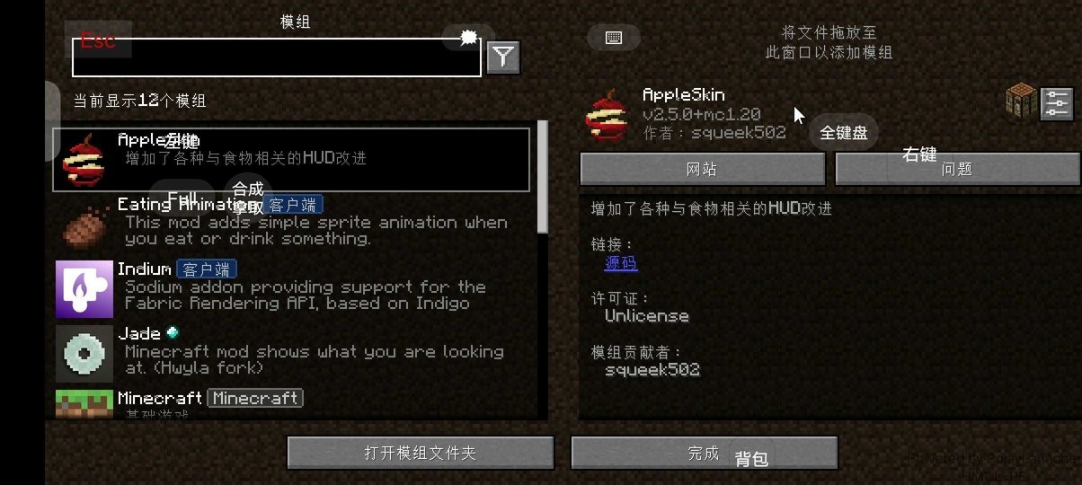 Minecraft我的世界国际版全部模组解锁