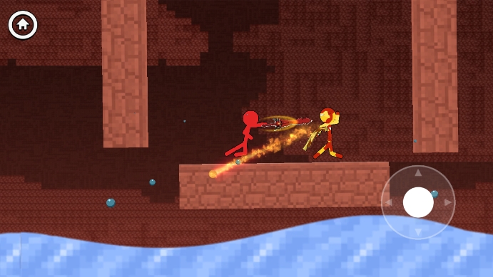 火柴人工艺格斗游戏最新版(Stickman Craft Fighting Game)