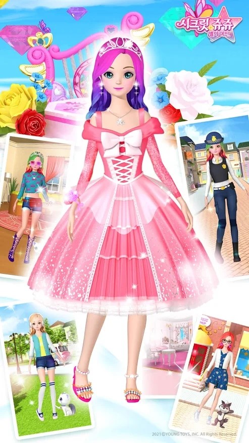 Jouju makeup game(女孩化妆清洁)