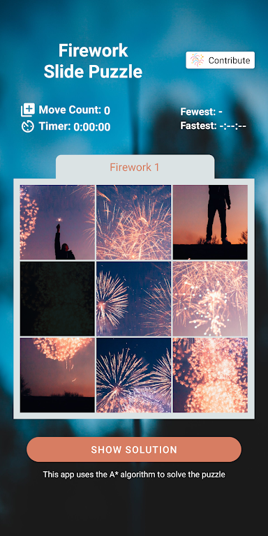 烟花幻灯片拼图(FireworkSlidePuzzle)