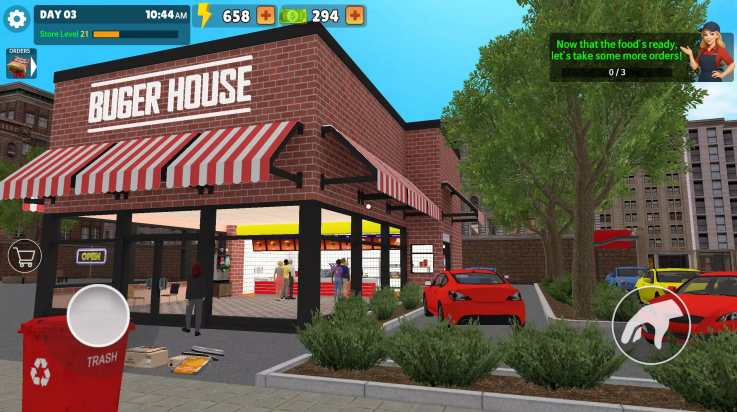 汉堡店模拟器