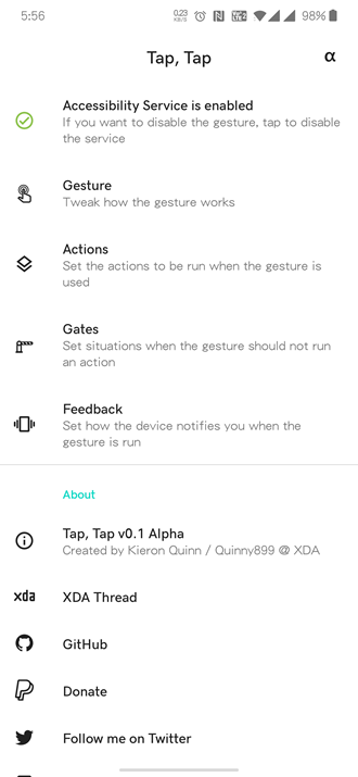 Tap, Tap双击背部 安卓版v0.6.1