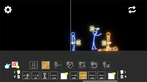 霓虹火柴人沙盒 霓虹火柴人沙盒