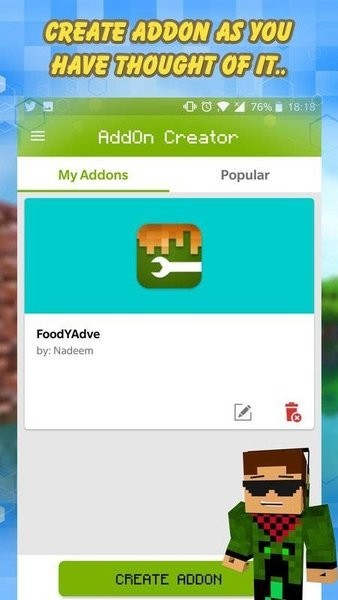 我的世界模组插件(Addon Creator for Minecraft PE)