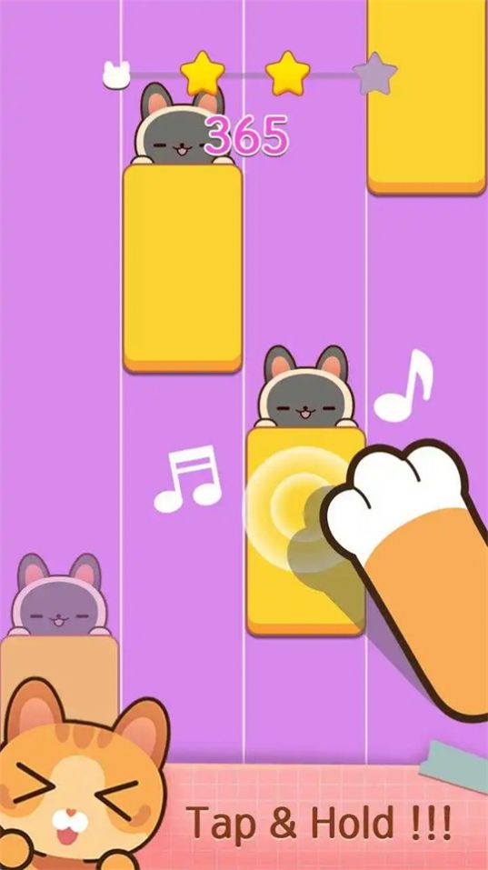 钢琴猫瓷砖房间设计（Piano Cat Tiles）