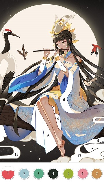 快乐涂数字填色 快乐涂数字填色