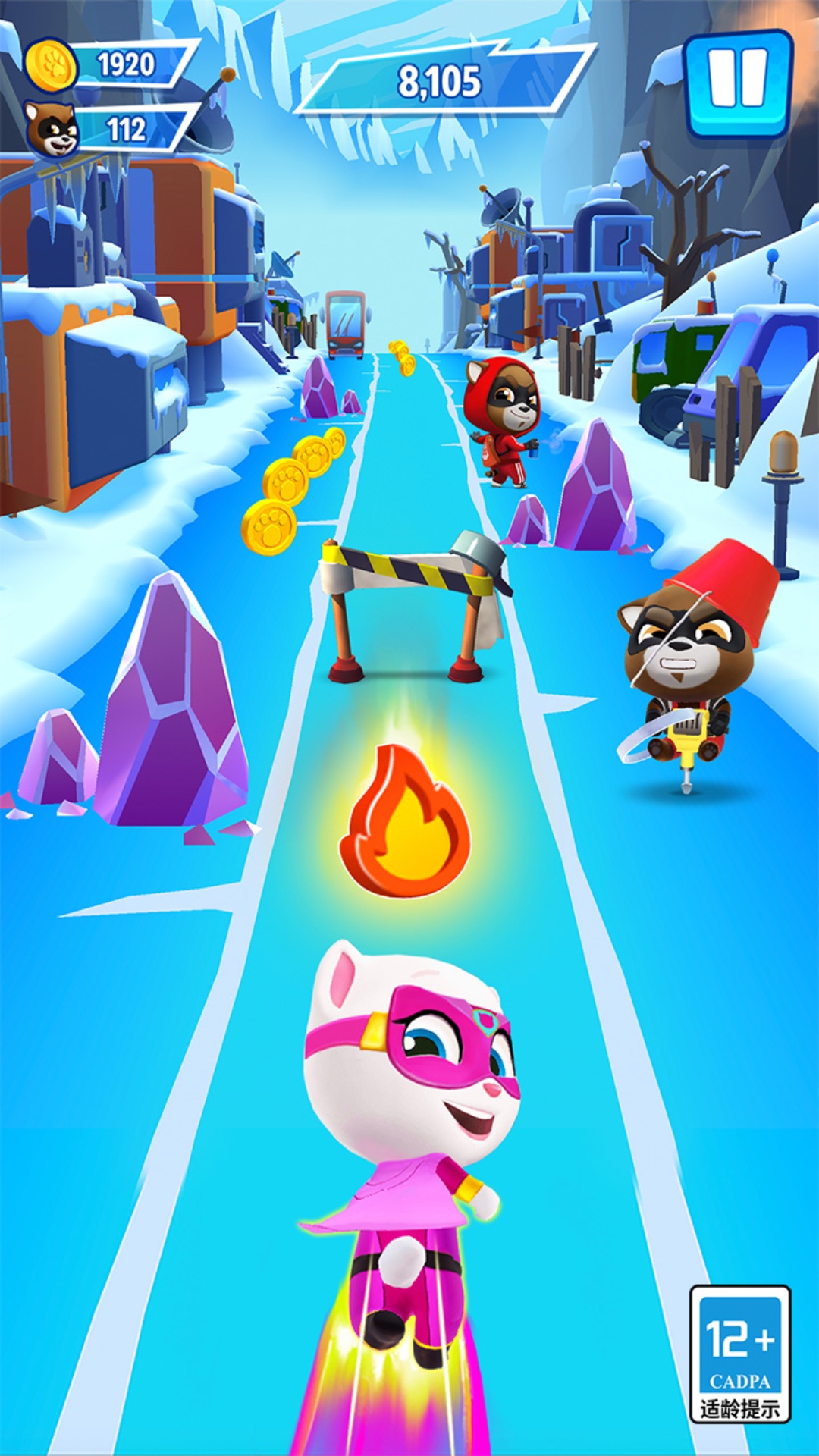 汤姆猫英雄跑酷无限金币钻石版