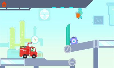 恐龙消防车游戏