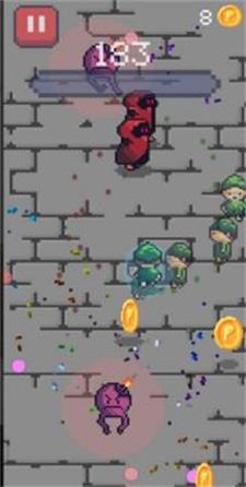 地牢怪物攻击Pixel Run