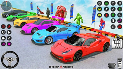 真实汽车特技表演(Extreme Car Stunt Car Games)