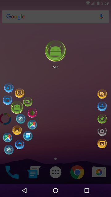 FV悬浮球炫蓝主题 FV悬浮球炫蓝主题