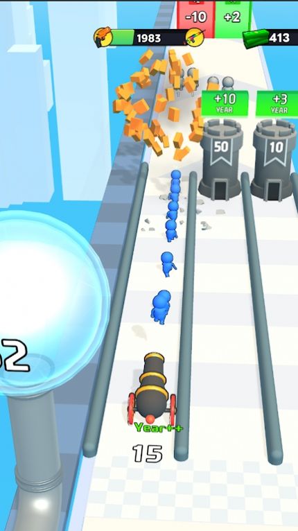 清除射击大逃亡Mob Gun Run