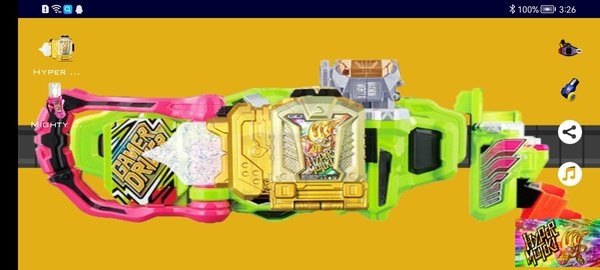 假面骑士艾克赛德驱动器模拟器(ex-aid henshin belt)