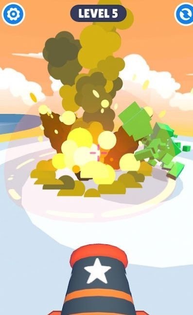 趣味大炮僵尸3D