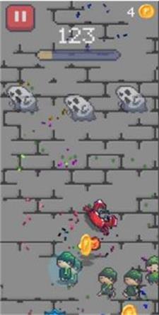 地牢怪物攻击Pixel Run