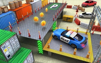 警车停车场学校Police Car Parking