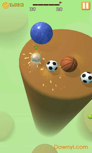 抖音球球撞击(ball action)
