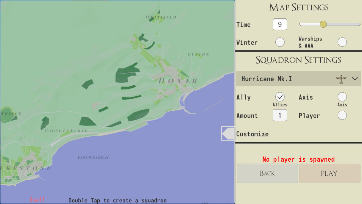 烈火天空1940最新版解锁全部机型2025 0.9.1安卓版