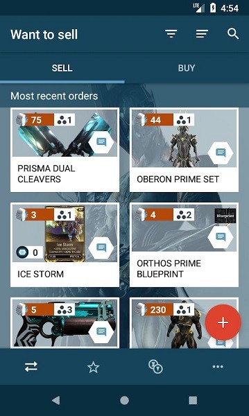 market of warframe中文版(星际战甲交易市场)