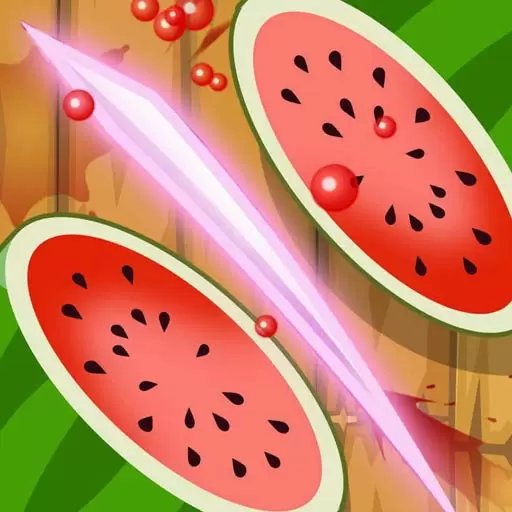 我把水果切成丁