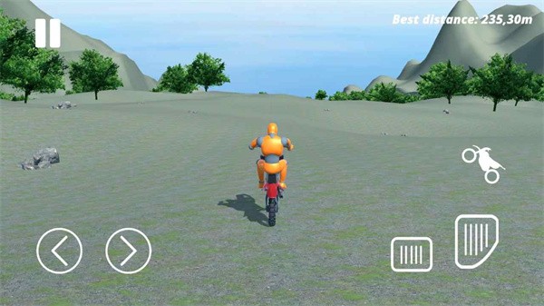 摩托物理下山模拟器