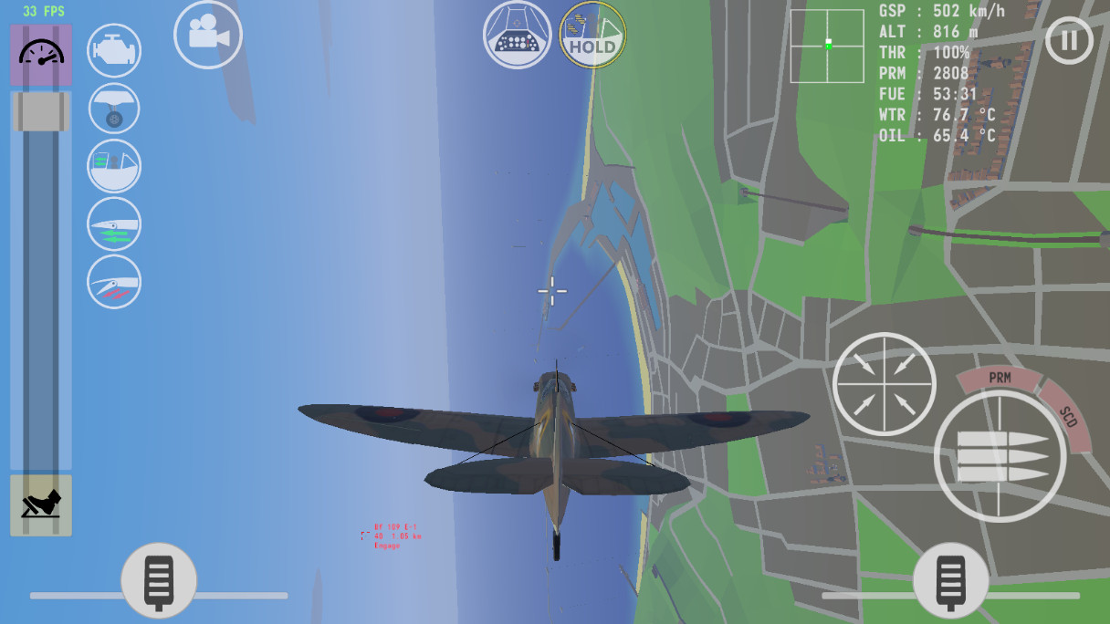 烈火天空1940最新版解锁全部机型2025 0.9.1安卓版